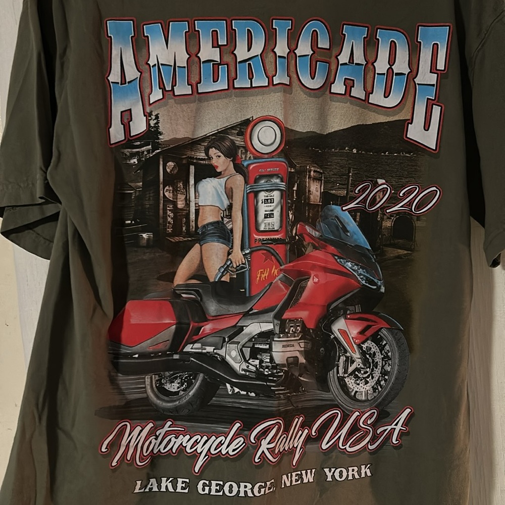 Americade Motorcycle Rally 2020 Lake George NY Men’s Short Sleeve T-shirt